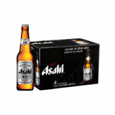 Asahi Super Dry Beer 330ml x 24 Glass Bottles