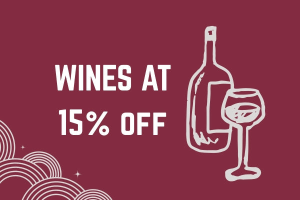 Wines at 15% Off