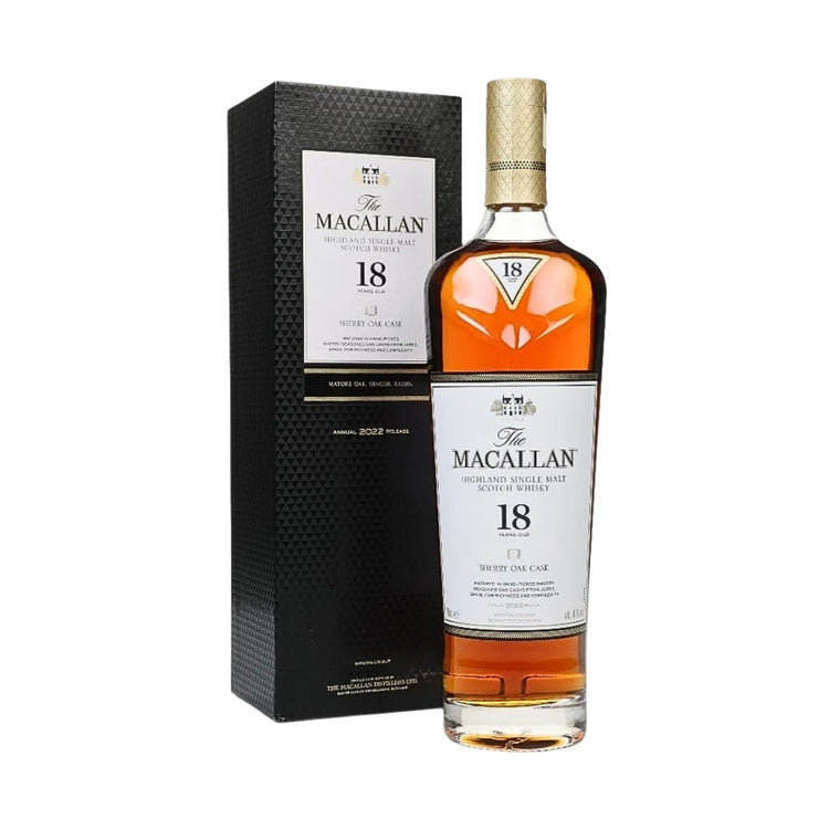 Macallan 18 Years Sherry Oak Cask 2022 Released 700ml