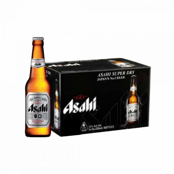 cws10332 asahi super dry beer glass bottle 330ml