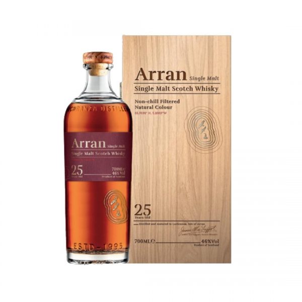cws12595 arran 25 years non chill filtered 700ml