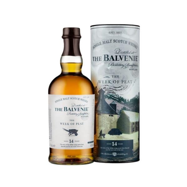 cws12837 balvenie 14 years the week of peat 700ml