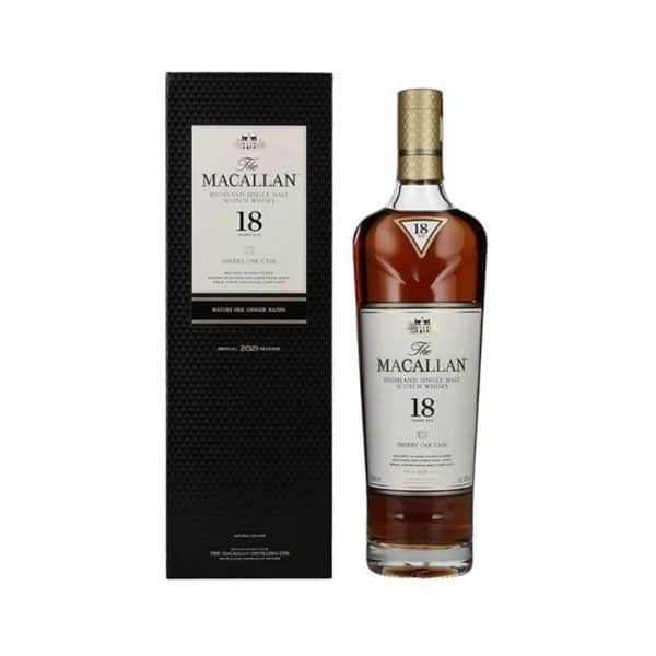 macallan 18 years sherry oak cask 2021 released 700ml