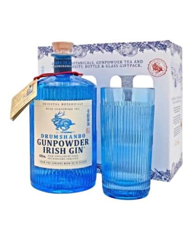 cws12940 drumshanbo gunpowder gin with glass 700ml