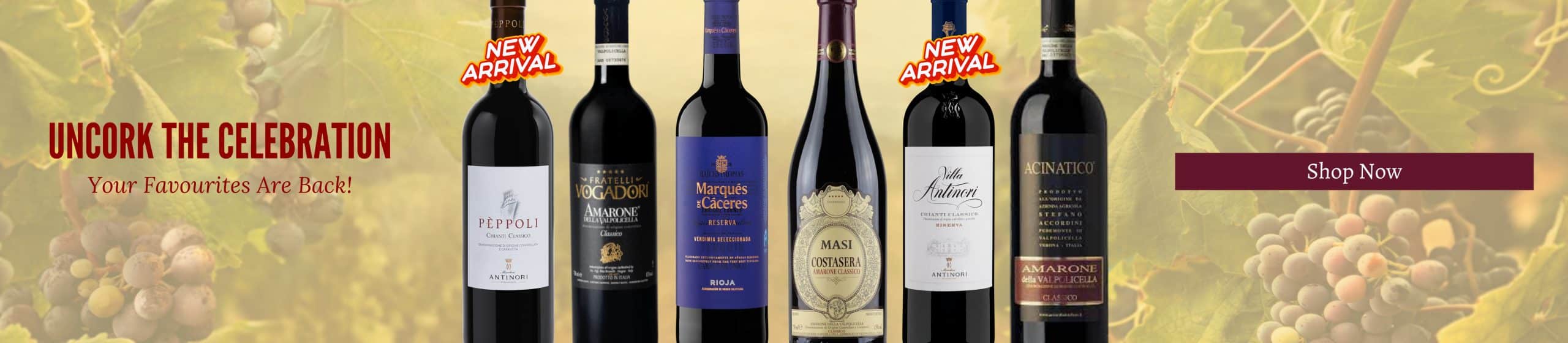 new arrivals front page